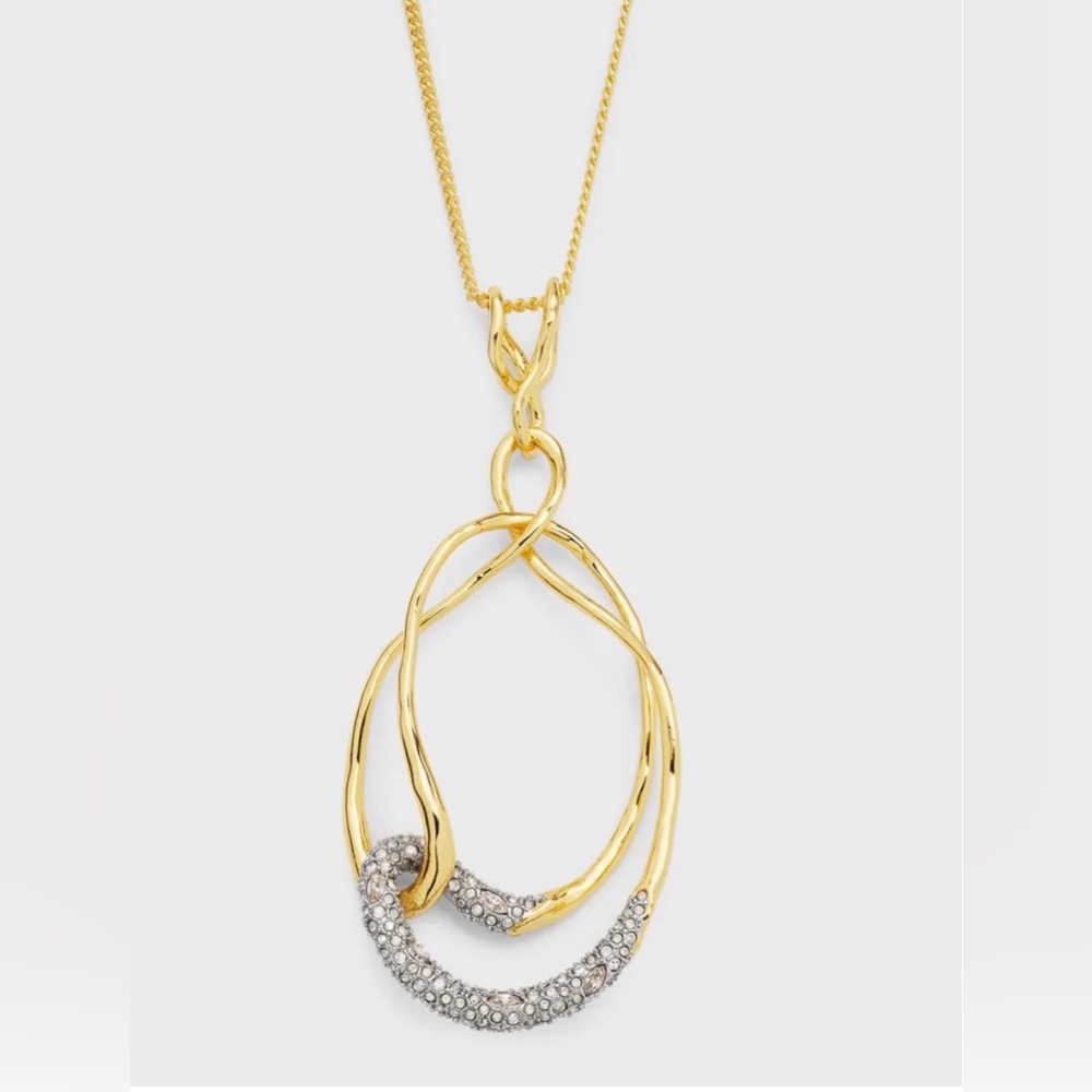 Alexis Bittar Solanales Long Orbiting Pendant Necklace NWT